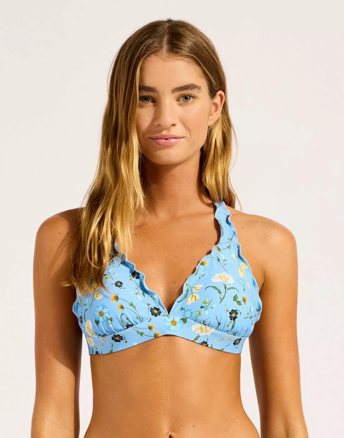 Seafolly modern romance longline bikini